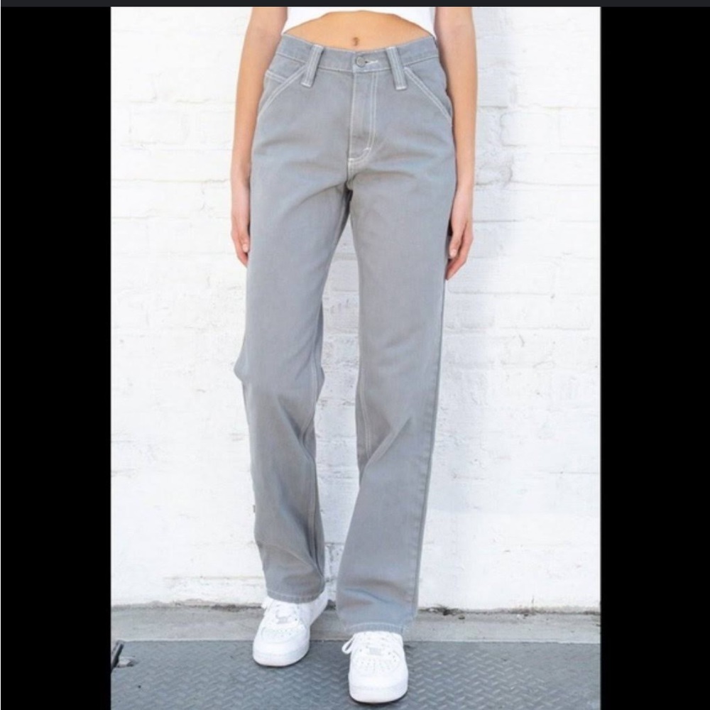 Brandy Melville gray cargo pants